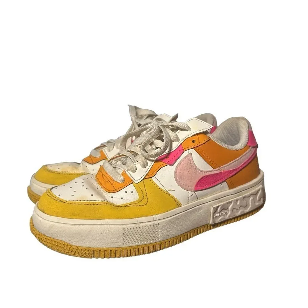 Nike Women's Air Force 1 Fontanka Summit White/Hyper Pink Size 8